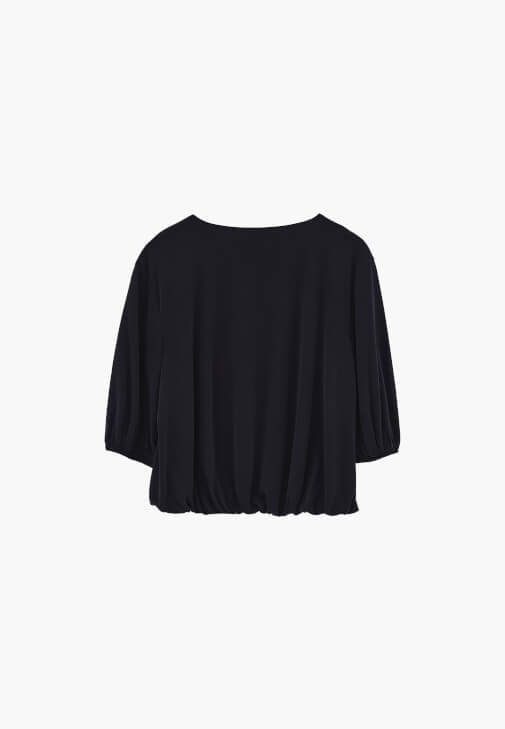 Balon Kollu Tişört ve Pantolon Kombini