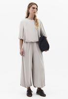 Bayan Bej Modal Balon Kollu Tişört