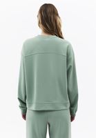 Bayan Yeşil Modal Sıfır Yaka Sweatshirt