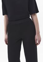 Bayan Siyah Modal Straight-Fit Pantolon