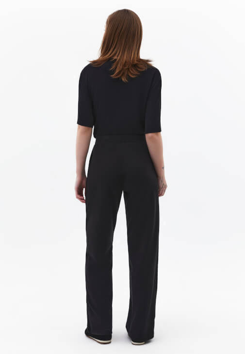 Modal Pantolon ve Kapitoneli Mont Kombini