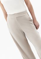 Bayan Bej Modal Straight-Fit Pantolon