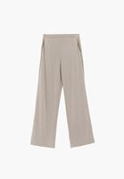 Bayan Bej Modal Straight-Fit Pantolon