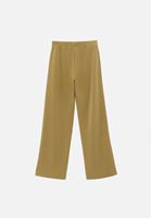 Bayan Yeşil Modal Straight-Fit Pantolon