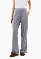 Bayan Gri Modal Straight-Fit Pantolon