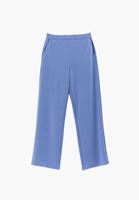 Bayan Mavi Modal Straight-Fit Pantolon