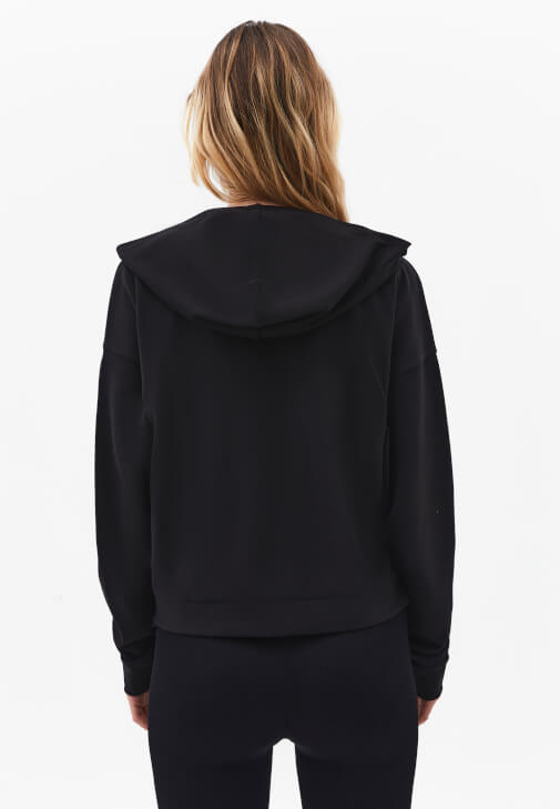 Modal Sweatshirt ve Seamless Tayt Kombini