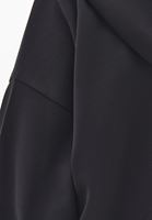 Bayan Siyah Modal Fermuarlı Sweatshirt