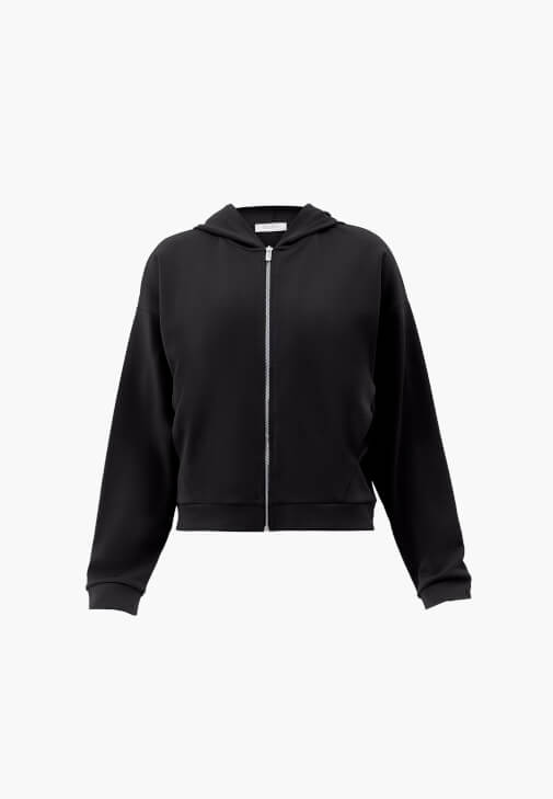 Modal Sweatshirt ve Seamless Tayt Kombini