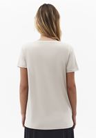 Bayan Bej Modal V Yaka Tişört