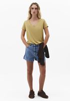 Bayan Yeşil Modal V Yaka Tişört