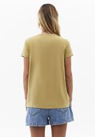 Bayan Yeşil Modal V Yaka Tişört