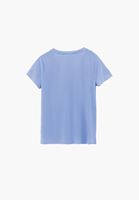 Bayan Mavi Modal V Yaka Tişört