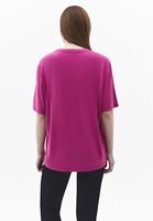 Bayan Pembe Modal Oversize Tişört