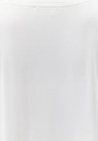 Bayan Krem Modal Oversize Tişört