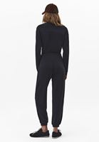 Bayan Siyah Modal Jogger Pantolon