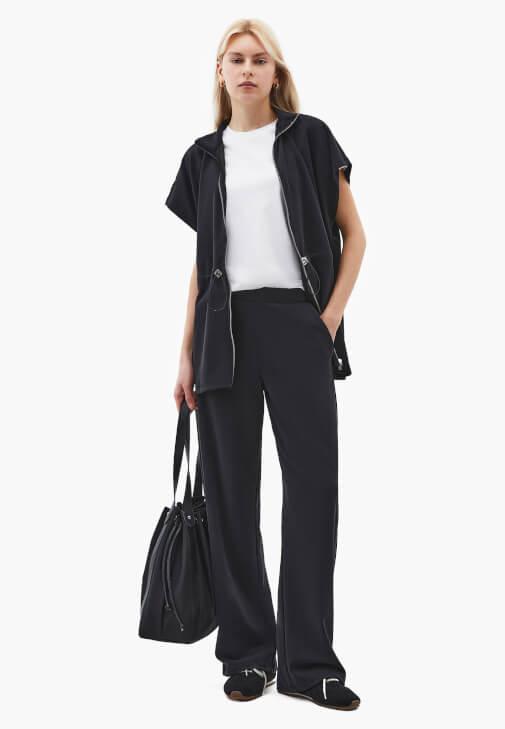 Modal Yelek ve Modal Pantolon Kombini