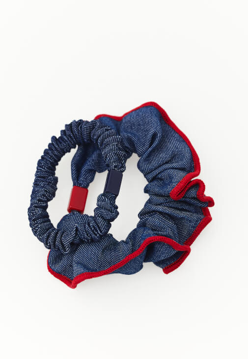 Lacivert İkili Toka Seti