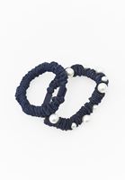 Bayan Lacivert İkili Toka Seti