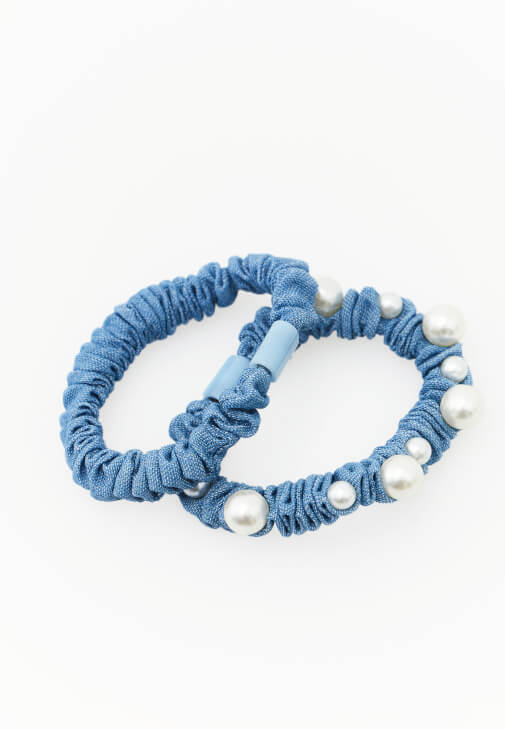 Mavi İkili Toka Seti