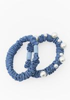 Bayan Mavi İkili Toka Seti