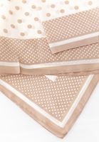 Bayan Krem Puantiyeli Fular