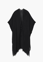 Bayan Siyah Basic Kimono