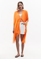 Bayan Turuncu Basic Kimono