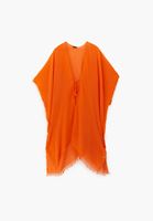 Bayan Turuncu Basic Kimono