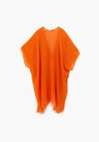 Bayan Turuncu Basic Kimono
