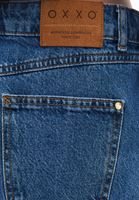 Bayan Mavi Yüksek Bel Denim Şort