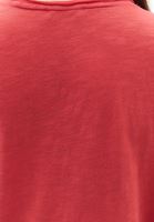 Bayan Pembe Pamuklu V Yaka Tişört