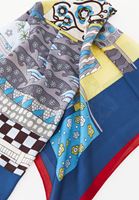 Bayan Çok Renkli Desenli Fular