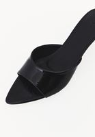 Bayan Siyah Topuklu Terlik