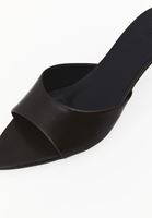 Bayan Kahverengi Topuklu Terlik