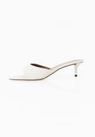 Bayan Krem Topuklu Terlik