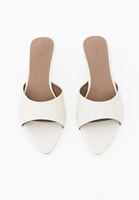 Bayan Krem Topuklu Terlik