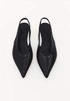 Bayan Siyah Kısa Topuklu Ayakkabı