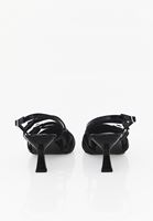 Bayan Siyah Tokalı Topuklu Ayakkabı