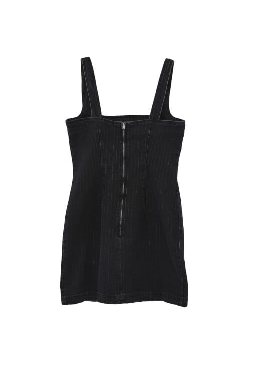 Denim Elbise ve Kazak Kombini