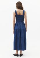 Bayan Mavi Gipeli Denim Elbise