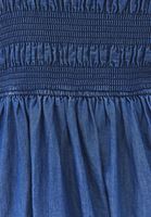 Bayan Mavi Gipeli Denim Elbise