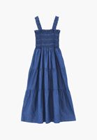 Denim Elbise ve Babet Kombini