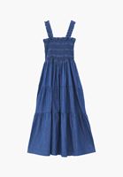 Denim Elbise ve Babet Kombini