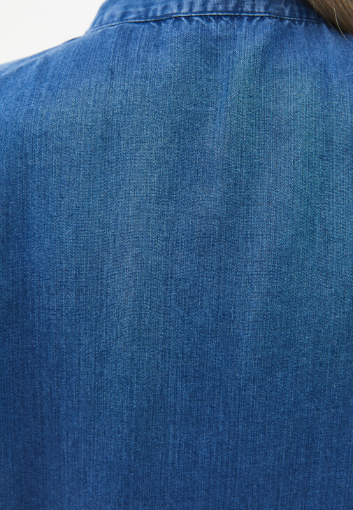 Tencel Bluz ve Kick Flare Pantolon Kombini