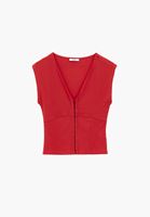 V Yaka Tişört ve Pantolon Kombini