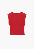 V Yaka Tişört ve Pantolon Kombini