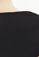 Bayan Siyah V Yaka Tişört