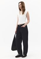 Bayan Bej V Yaka Tişört