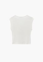 Bayan Bej V Yaka Tişört